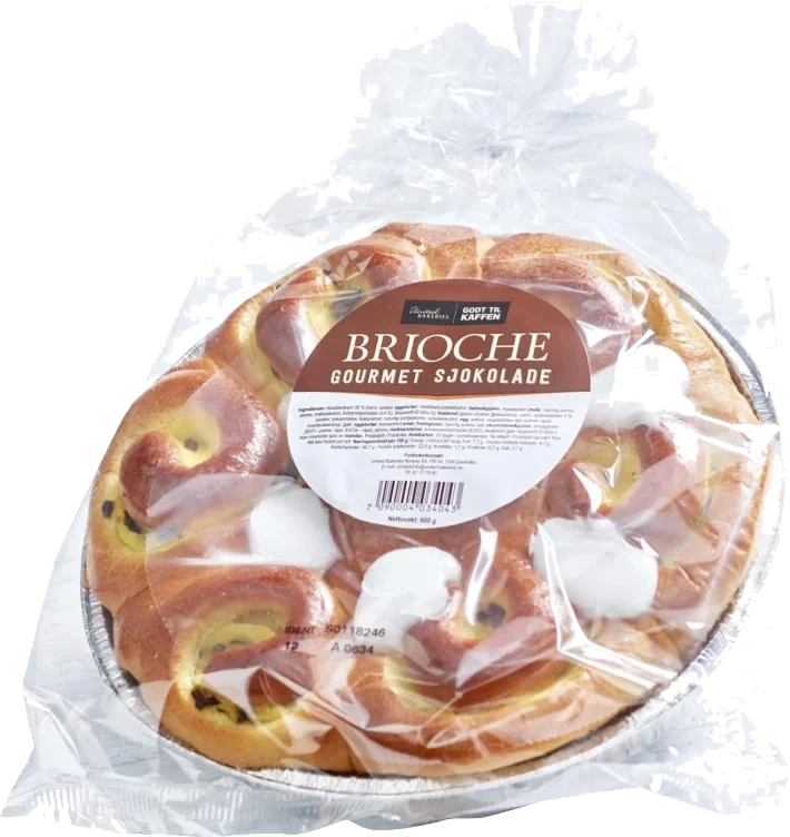 Gourmet Brioche med Sjokolade 500g