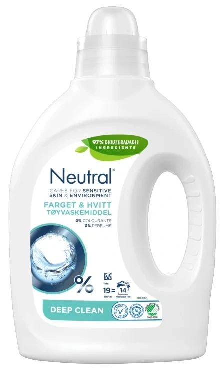 Neutral Flytende Tøyvask Colour&White 760ml