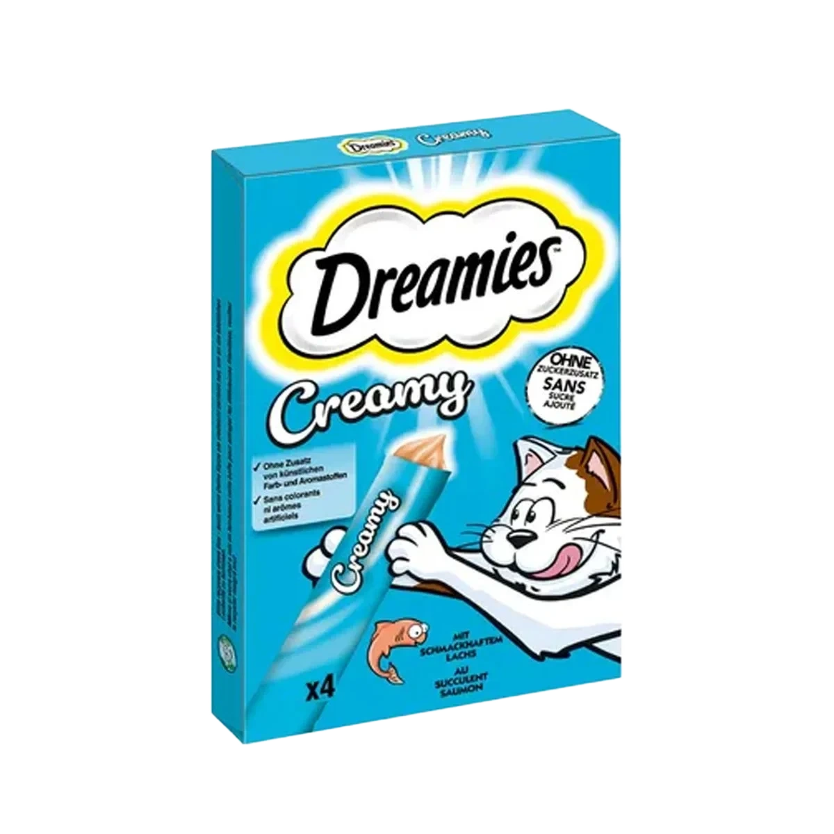 Dreamies Creamy x4 Laks