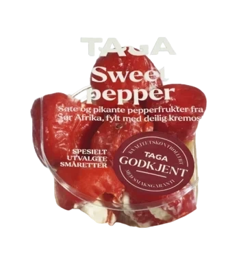 Taga Sweet Pepper m/Ost Rød 100g