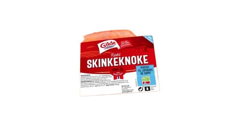 Svin Skinkeknoke Røkt Ca1,35kg Gilde