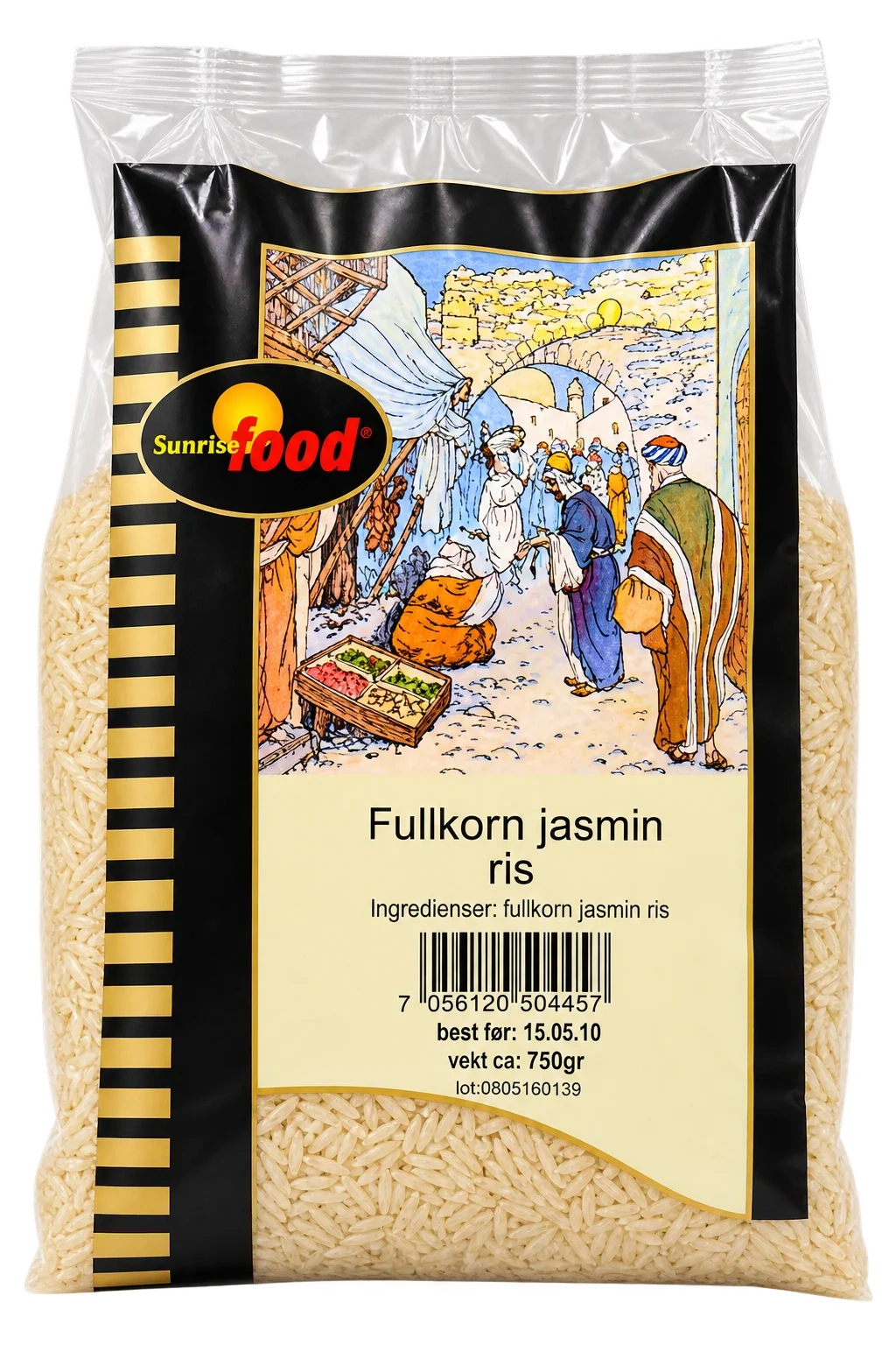 Sunrise Jasmin Fullkornris 550g