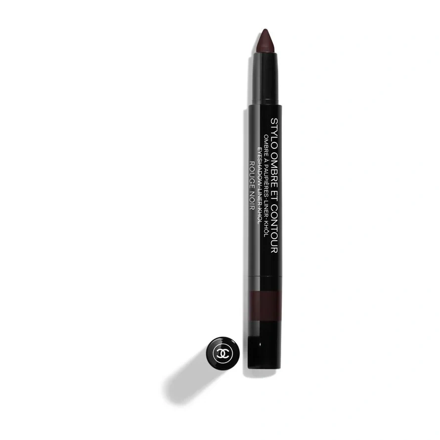 CHANEL 3-IN-1 EYESHADOW-EYELINER-KOHL PENCIL 08 Rouge Noir