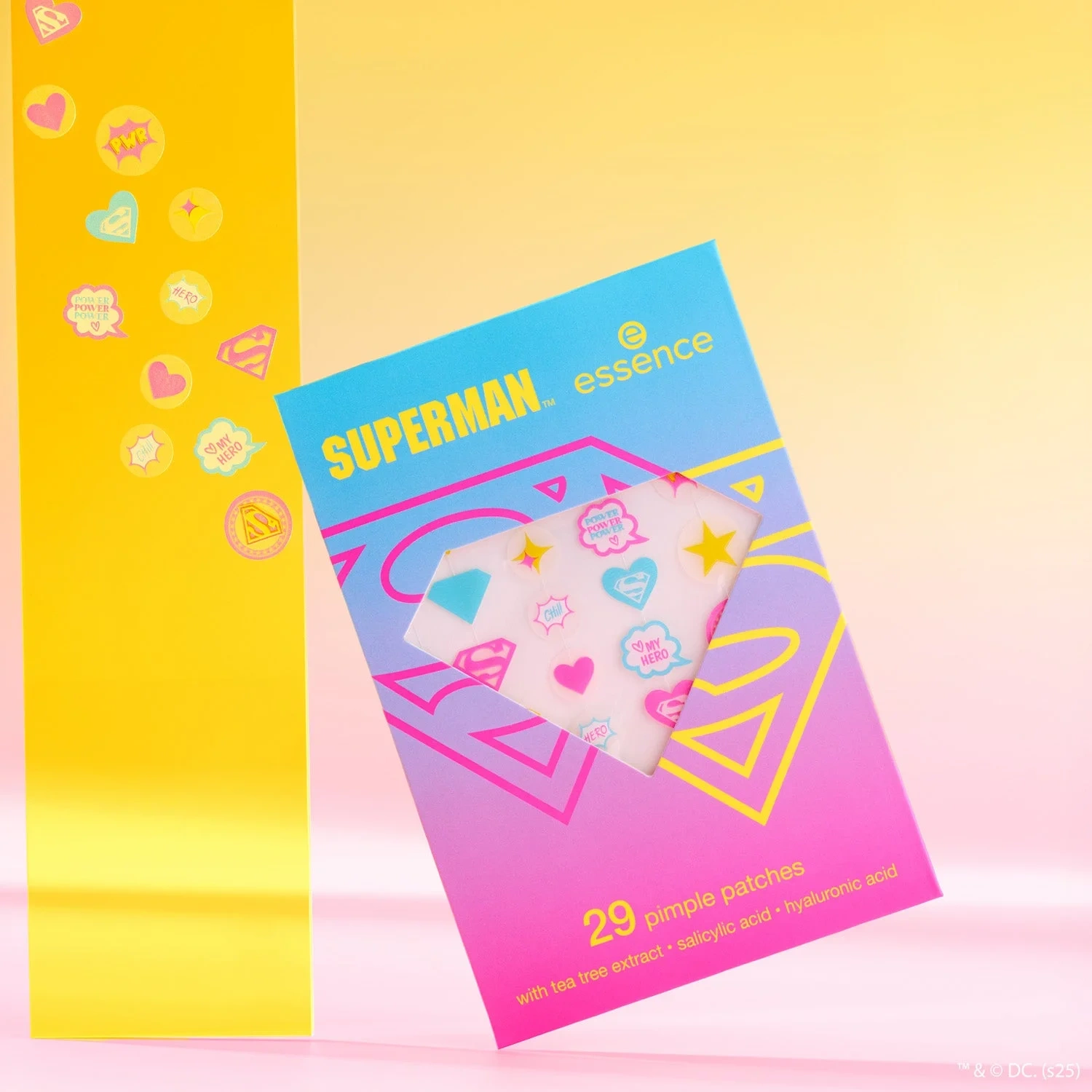 essence Superman pimple patches