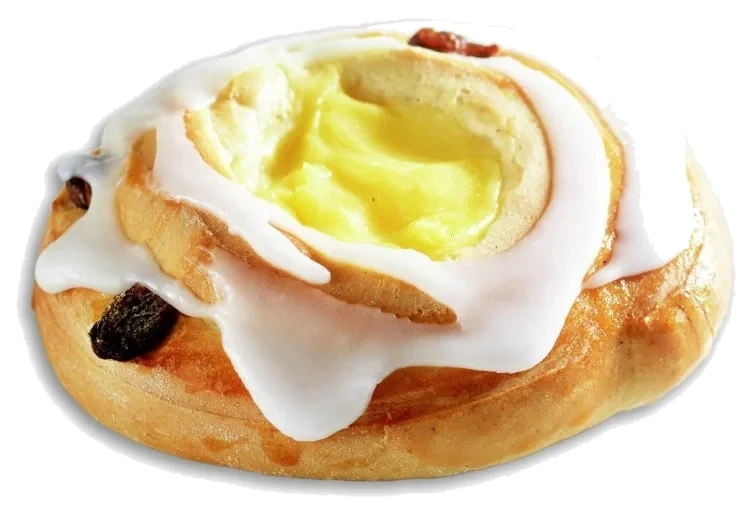 Solskinnsbolle med Vaniljekrem