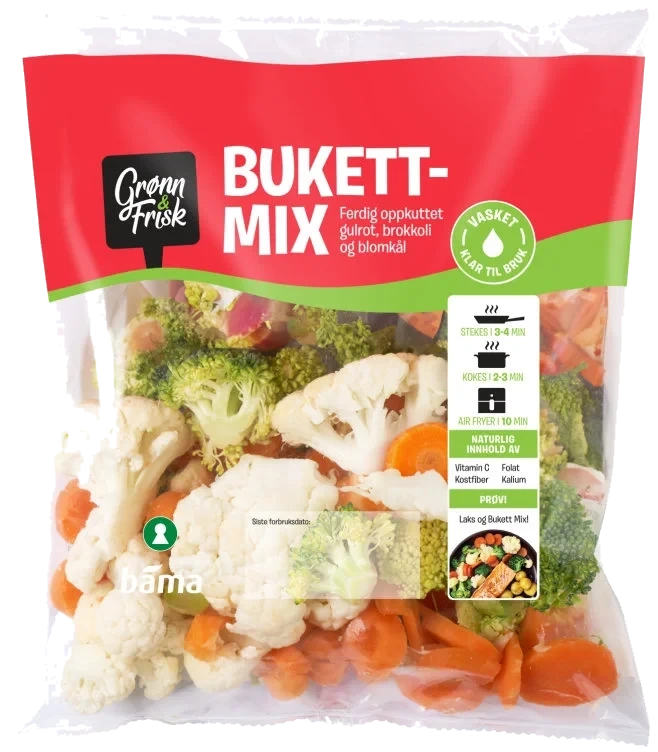 Bukett Mix 350g Grønn&Frisk