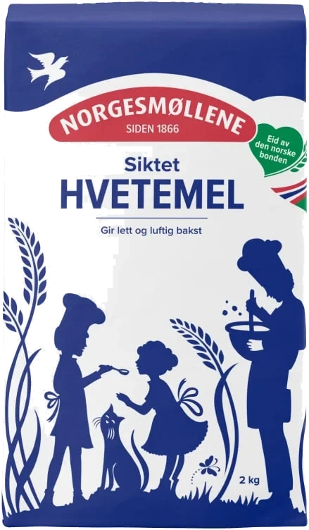 Hvetemel, siktet 78%    2kg