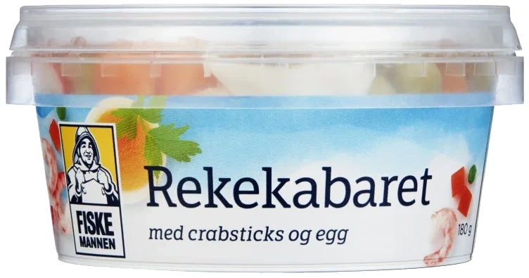 Rekekabaret 180g Fiskemannen
