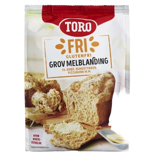 Melblanding Grov Gluten Fri 415g Toro