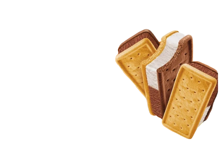 Gelato Soya-Is Sandwich Melkefri 8stk Valsoia
