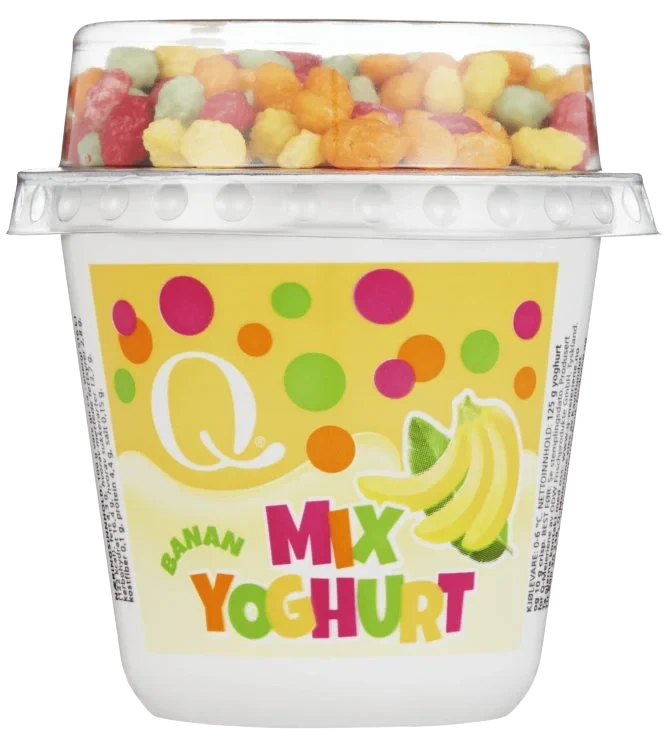 Q Mix Yoghurt Banan 135g