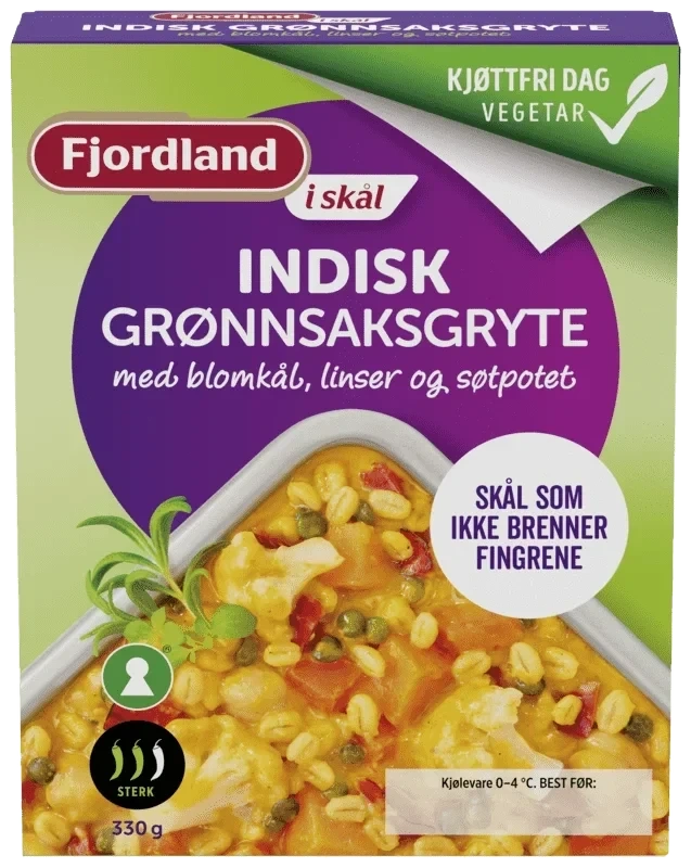 Fjordland Sunt & Godt Indiskgryte Grønnsaksgryte