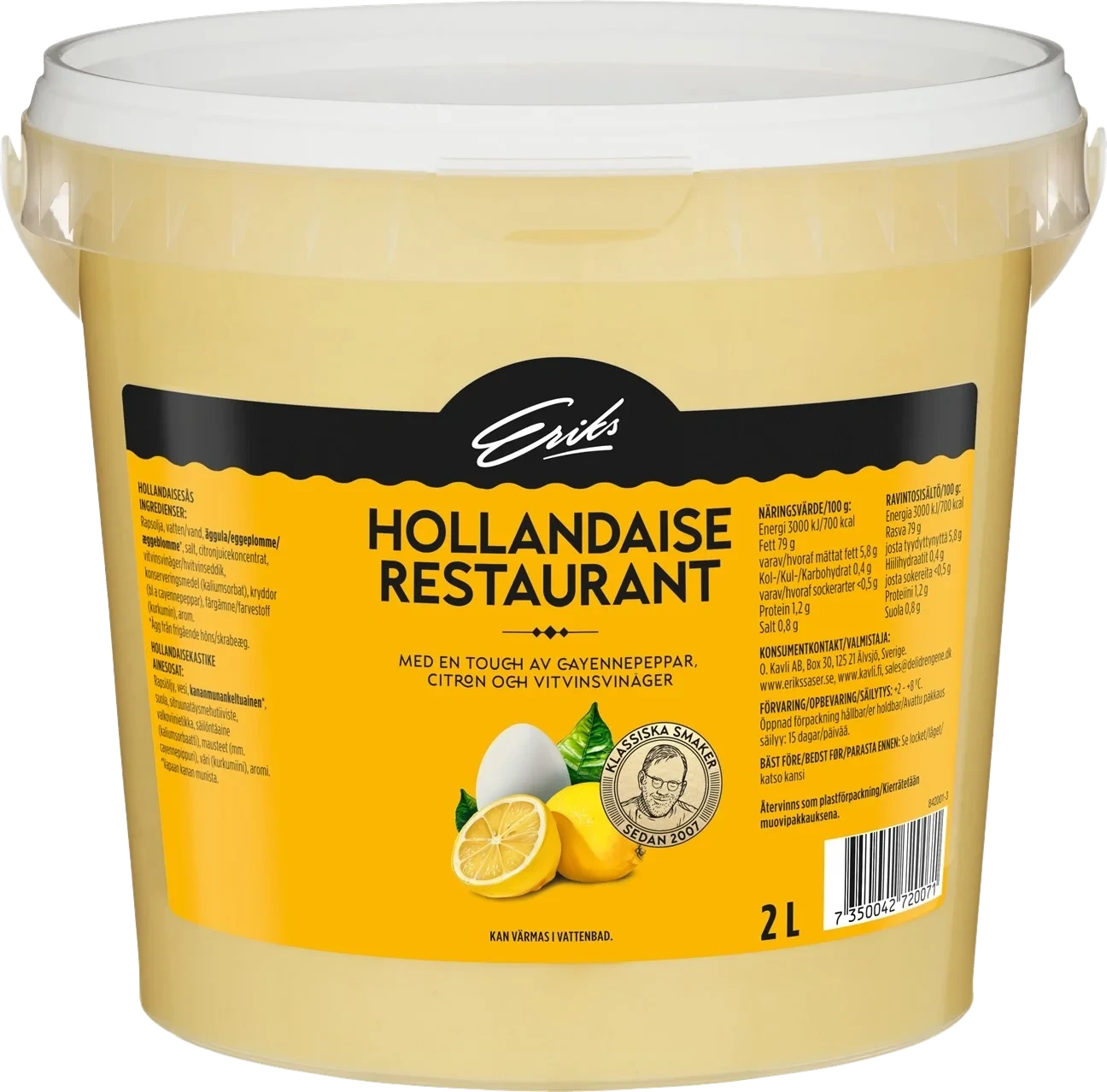 Eriks Hollandaise Saus 2000ml