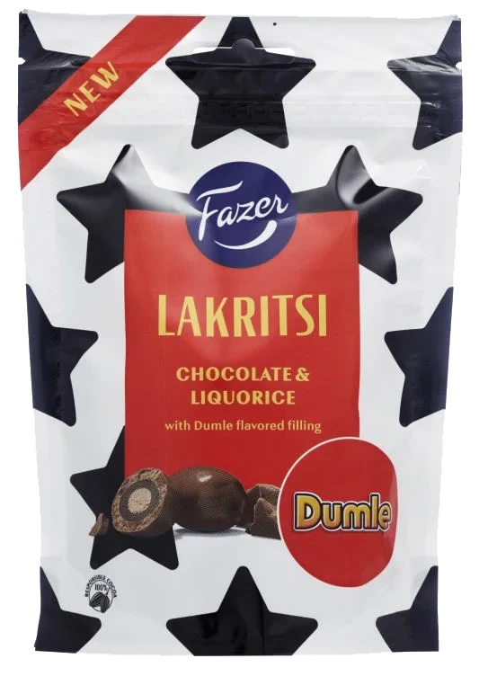 Dumle Lakris Sjokolade 135g Fazer