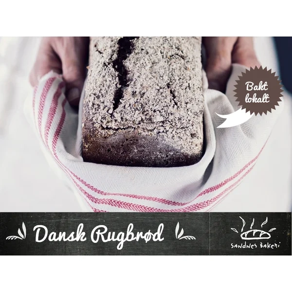 Dansk Rugbrød Hel Sandnes Bakeri