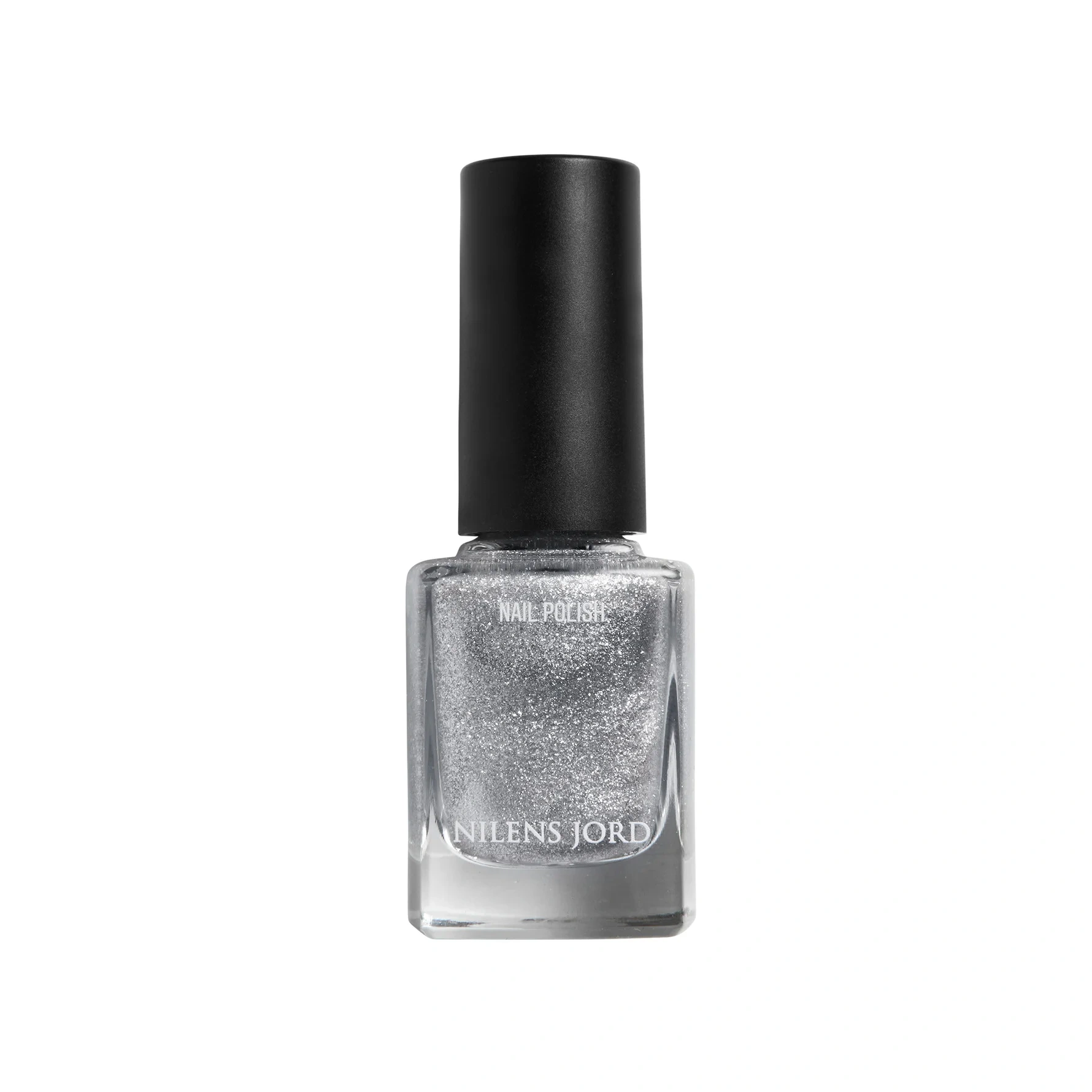 Nilens Jord Nail Polish Silver Glitter