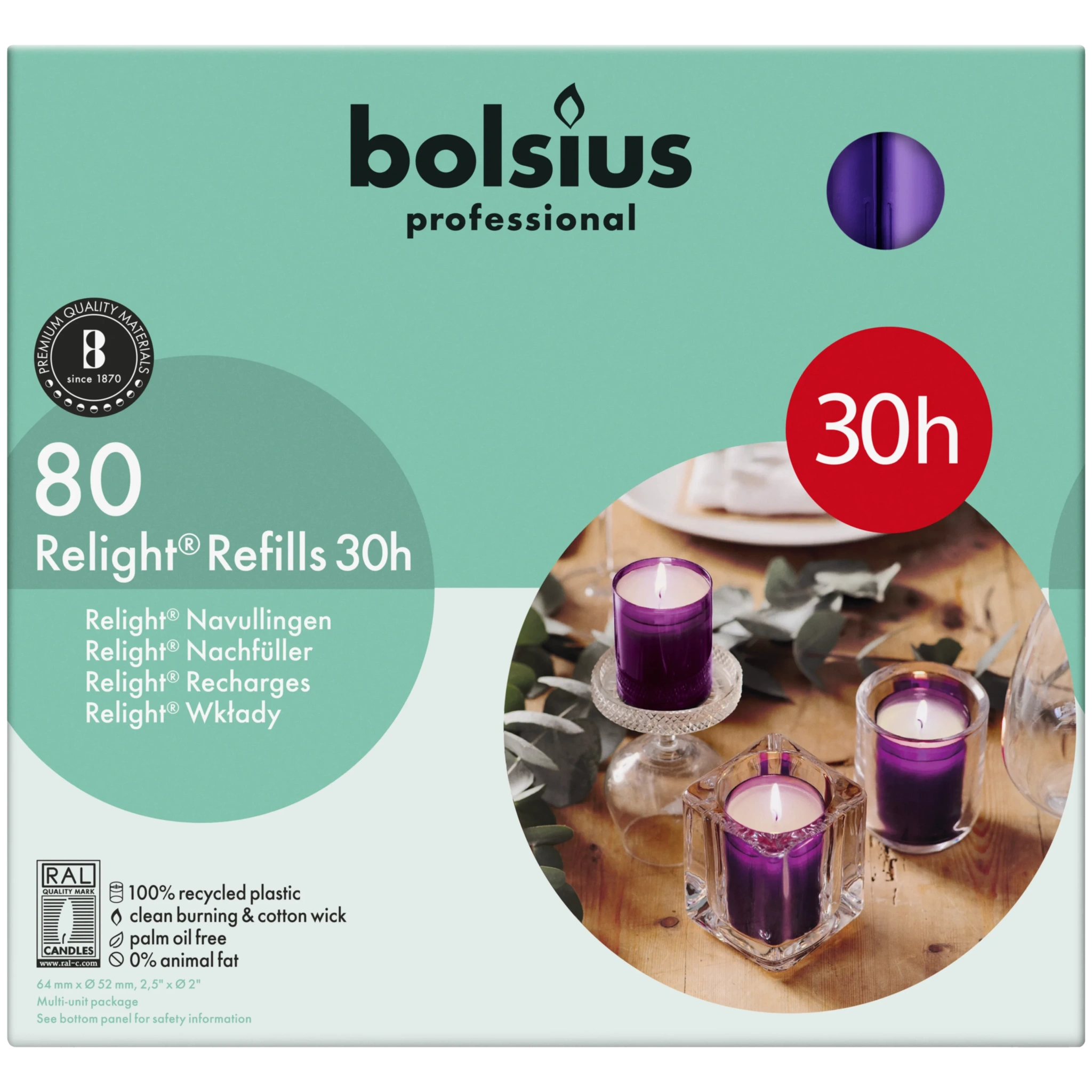 Motivljus Lila
