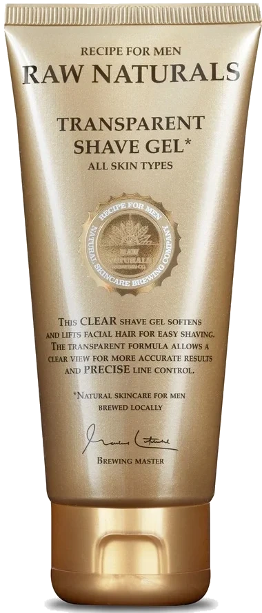 Raw Naturals Transparent Shaving Gel 100 ml