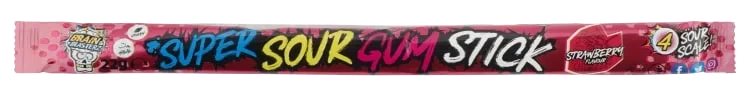 Sour Gum Stick 22g Brain Blasterz