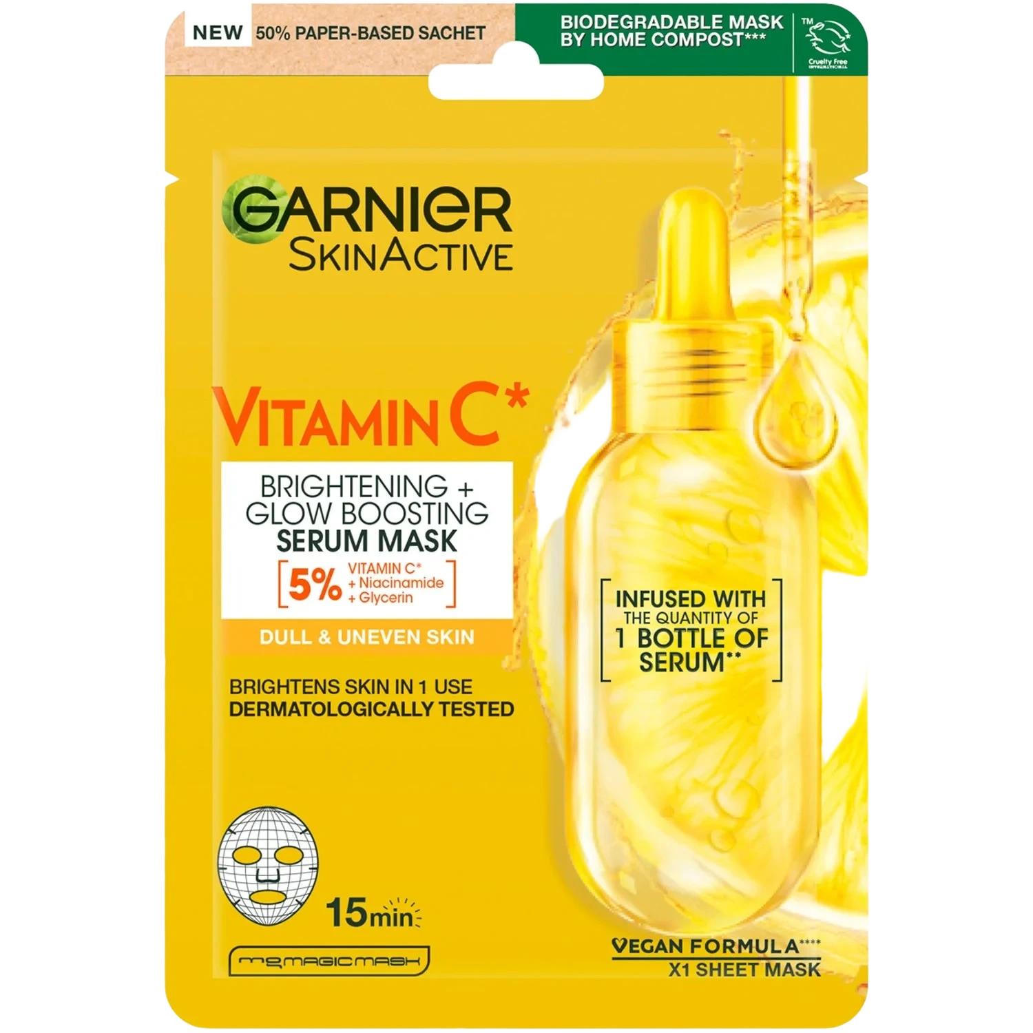 Garnier Skin Active Sheet Mask Vitamin C