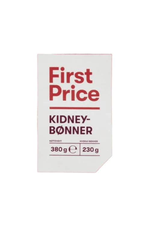 Kidneybønner 380g First Price
