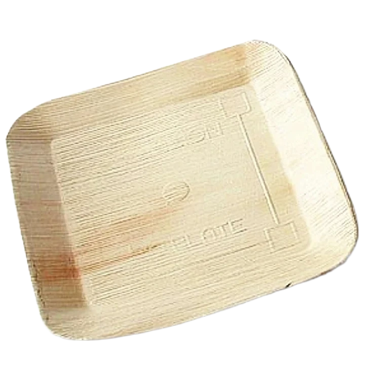 Tallerken 17x17cm palmeblad   100stk