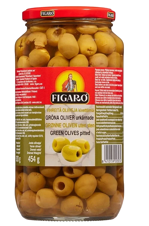 Olive grønne figaro  t  920g