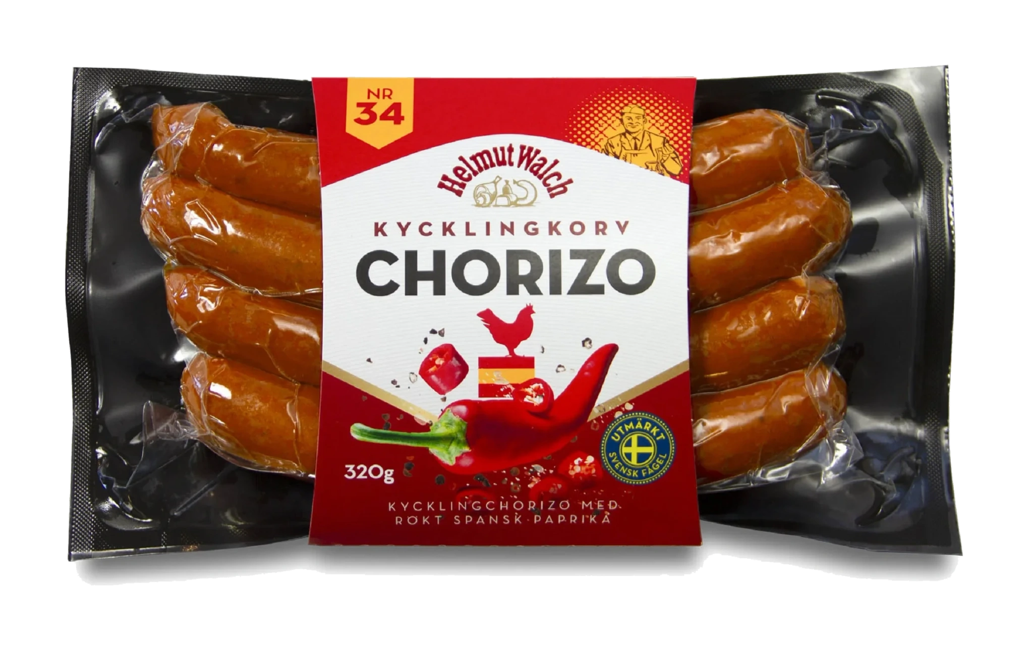 Kycklingkorv Chorizo