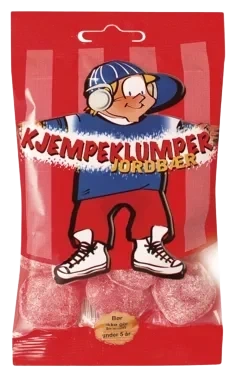 Kjempeklumper pose jordbær   80g