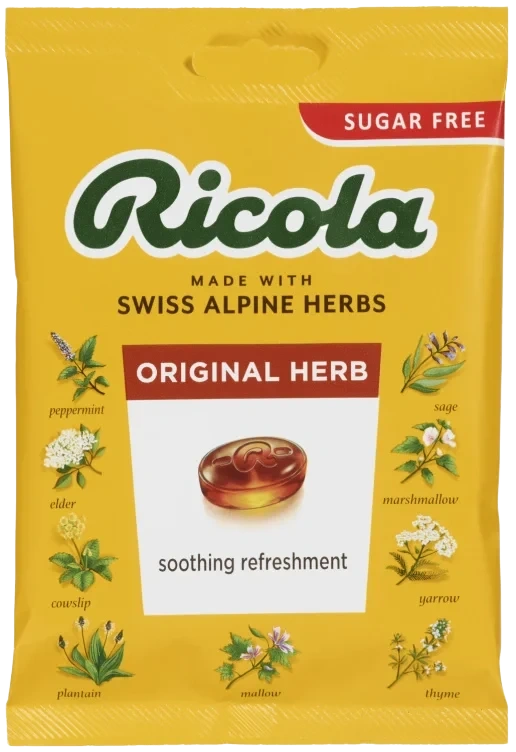 Ricola Original Herb Sf 68g Bag