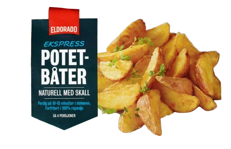 Potetbåter M/skall 600g Express