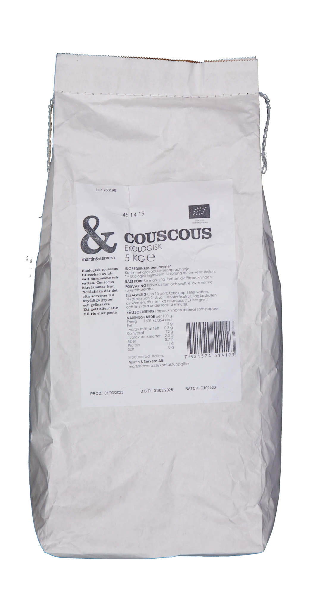 Couscous Ekologisk