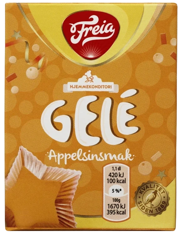 Gele Appelsin 125g Freia