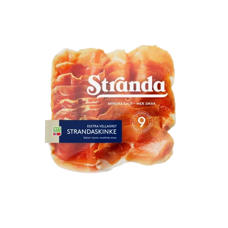 Strandaskinke Ekstra Vellagret 9mnd 80g