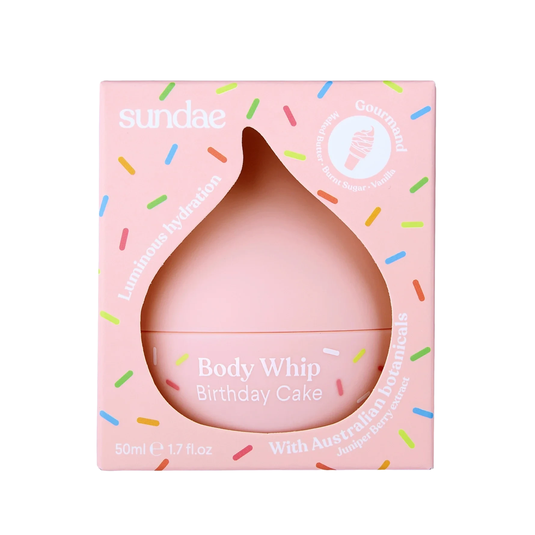 Sundae Body Birthday Cake Whipped Body Moisturiser 50 ml