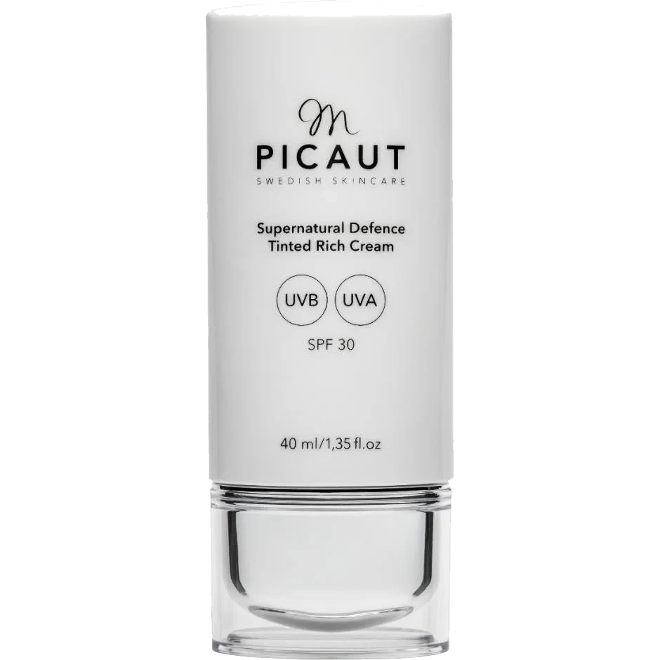 M Picaut Swedish Skincare Supernatural Defence Tinted Rich Cream