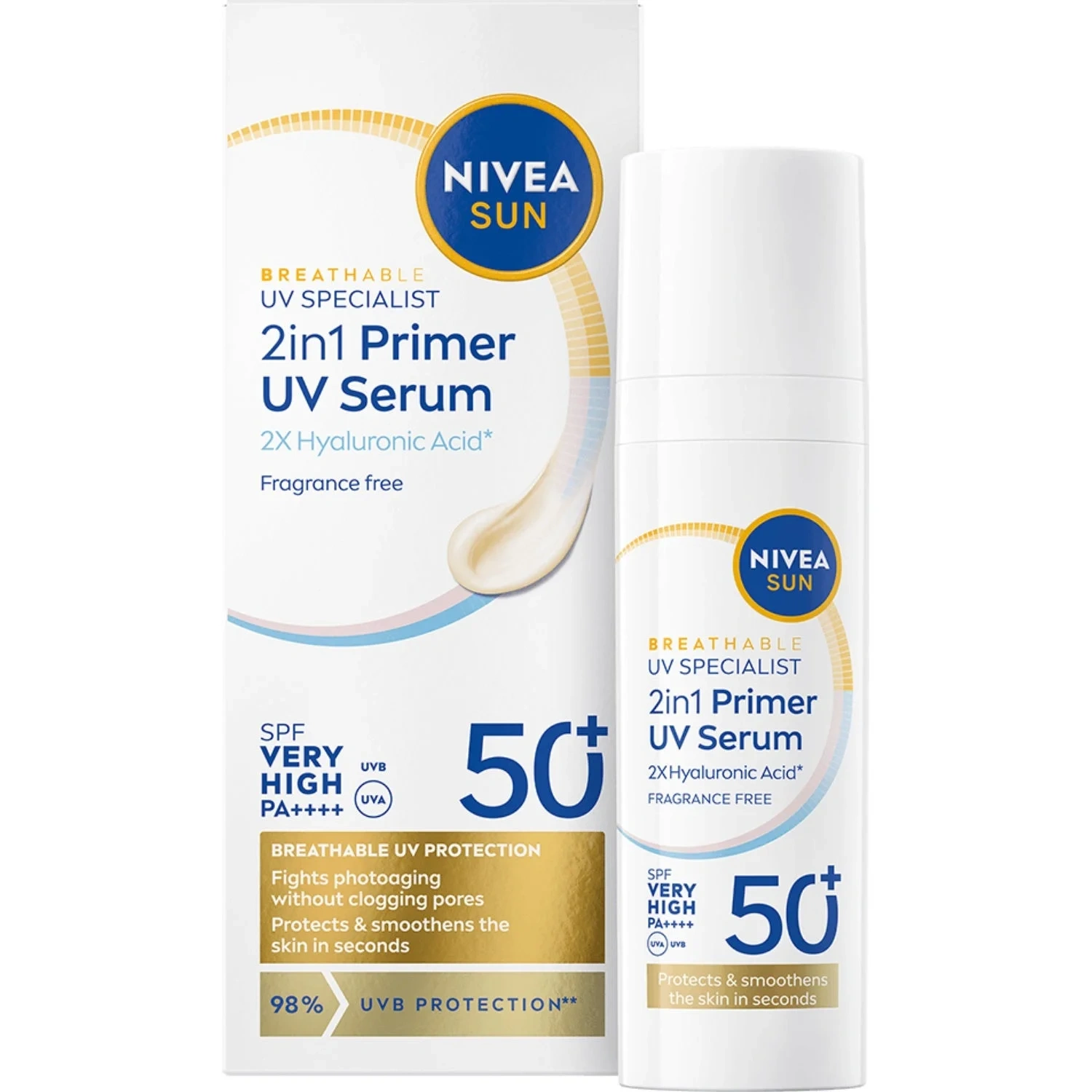 Nivea Sun Spf50+ Primer Daily Uv Serum 30ml
