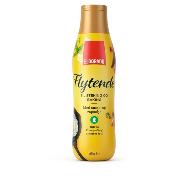 Margarin Flytende Smør/raps 500ml Eldorado