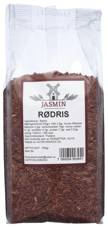 Rød Ris 500g Jasmin