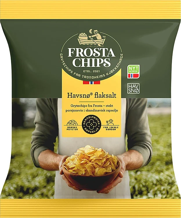 Thon frosta chips havsnø flaksalt  40g