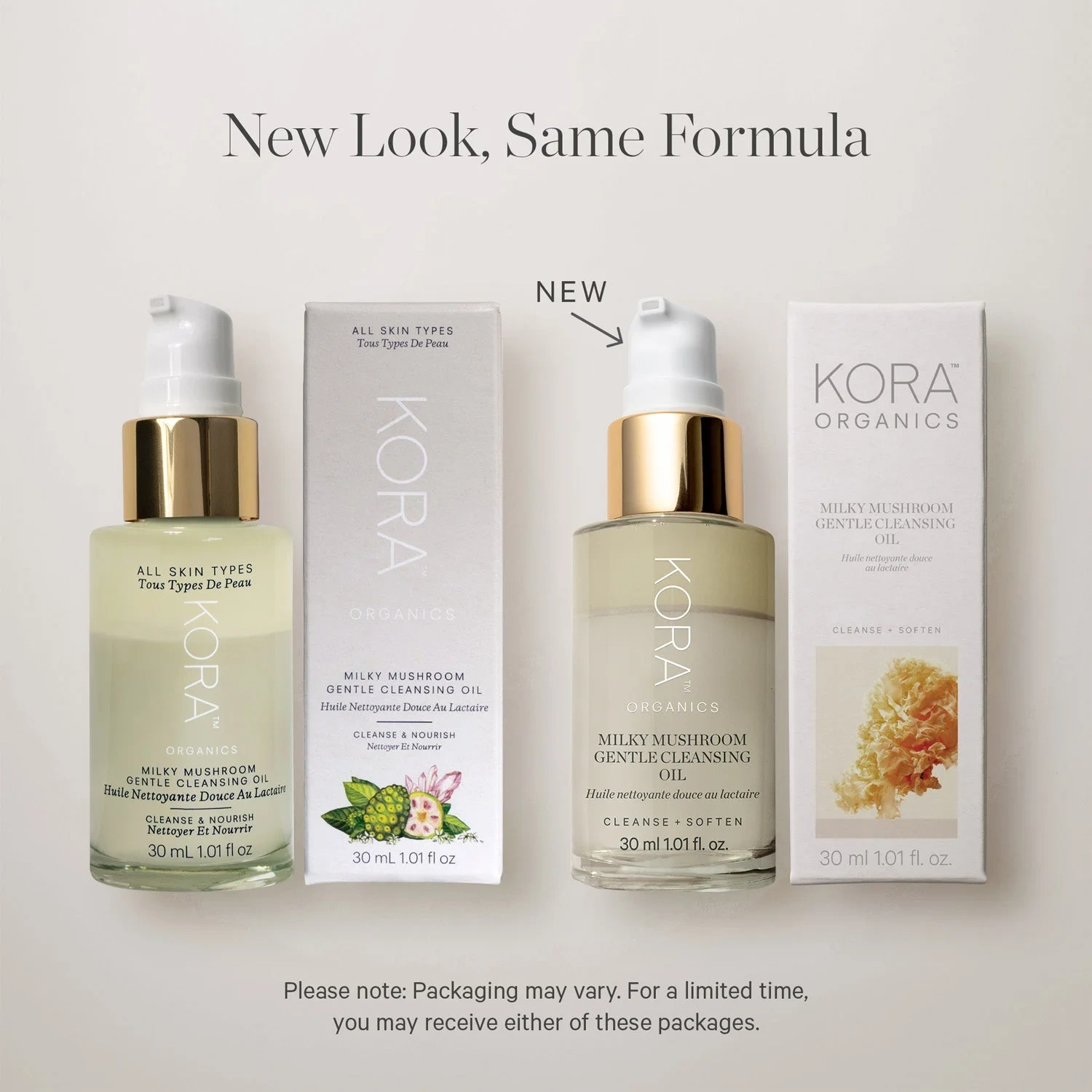 KORA Organics Milky Mushroom Gentle Cleansing Oil