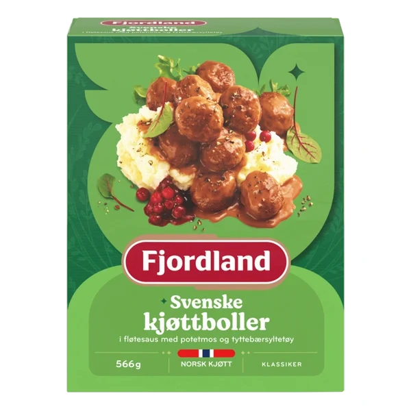 Svenske Kjøttboller Fjordland 566gr
