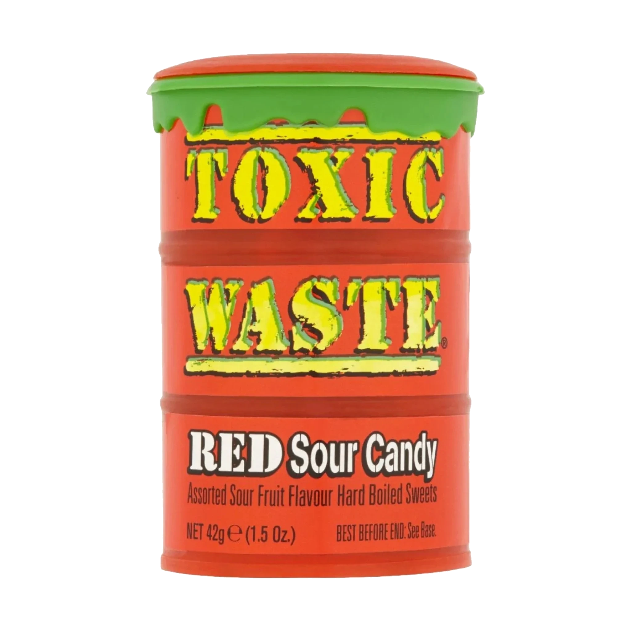 Toxic Waste Red Sour Candy Drum 42 g