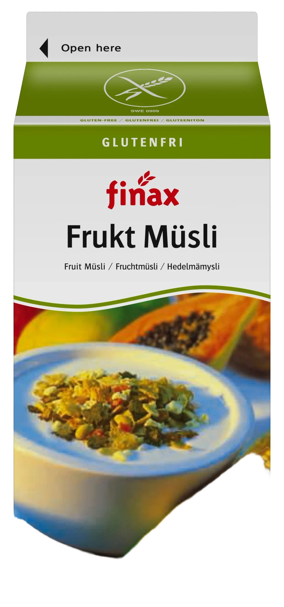 Glutenfri Fruktmusli Finax