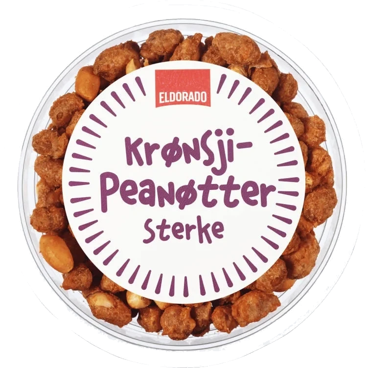Peanøttkrønsj Katjang Pedis 125g Eldorado