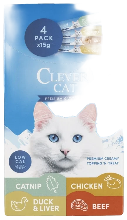 Clever Cat Flytende Godbit 4x15g