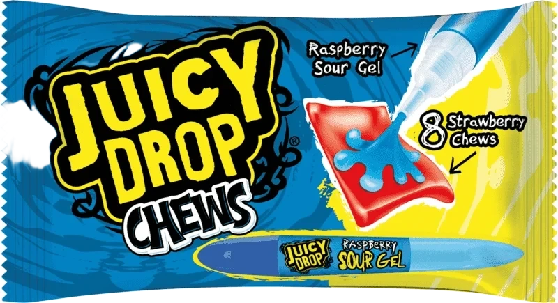Bazooka Juicy Drop Chews 67g