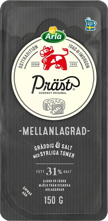 Präst® skivad ost 31%