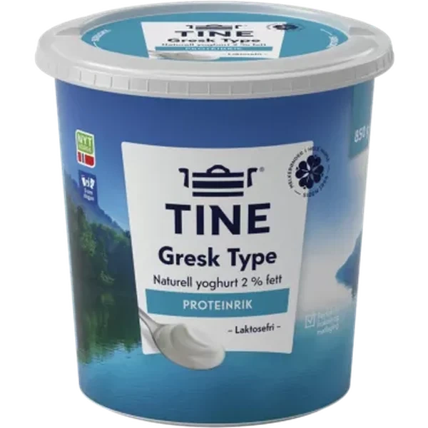 Tine Yoghurt Naturell Gresk Type 850 G