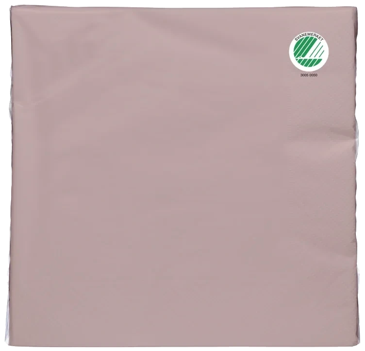 Serviett Middag Rosa 50stk Unik